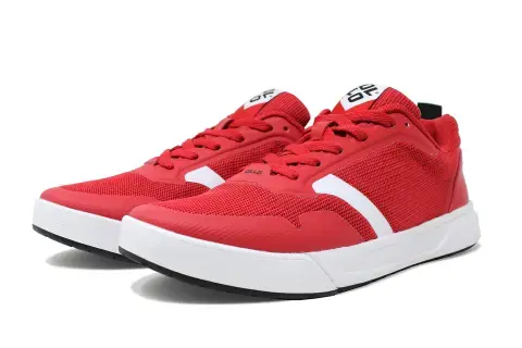 Ollo ALPHA Edge Red: rossa, suola bianca